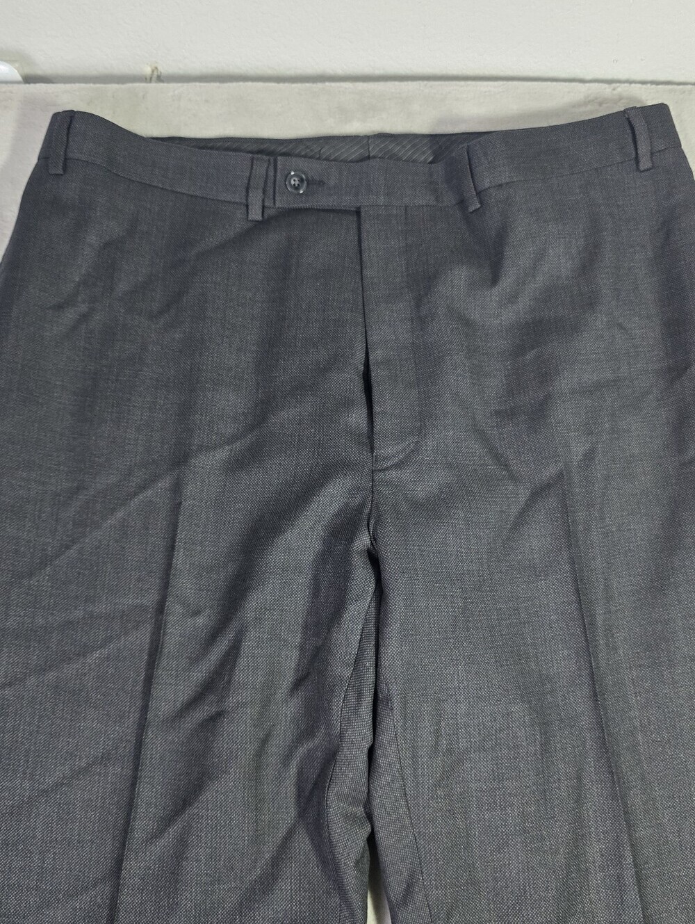 Calvin Klein 2-Piece Suit Mens 46 Long Pants 38x30 Gray Blazer Slacks - Picture 11 of 16